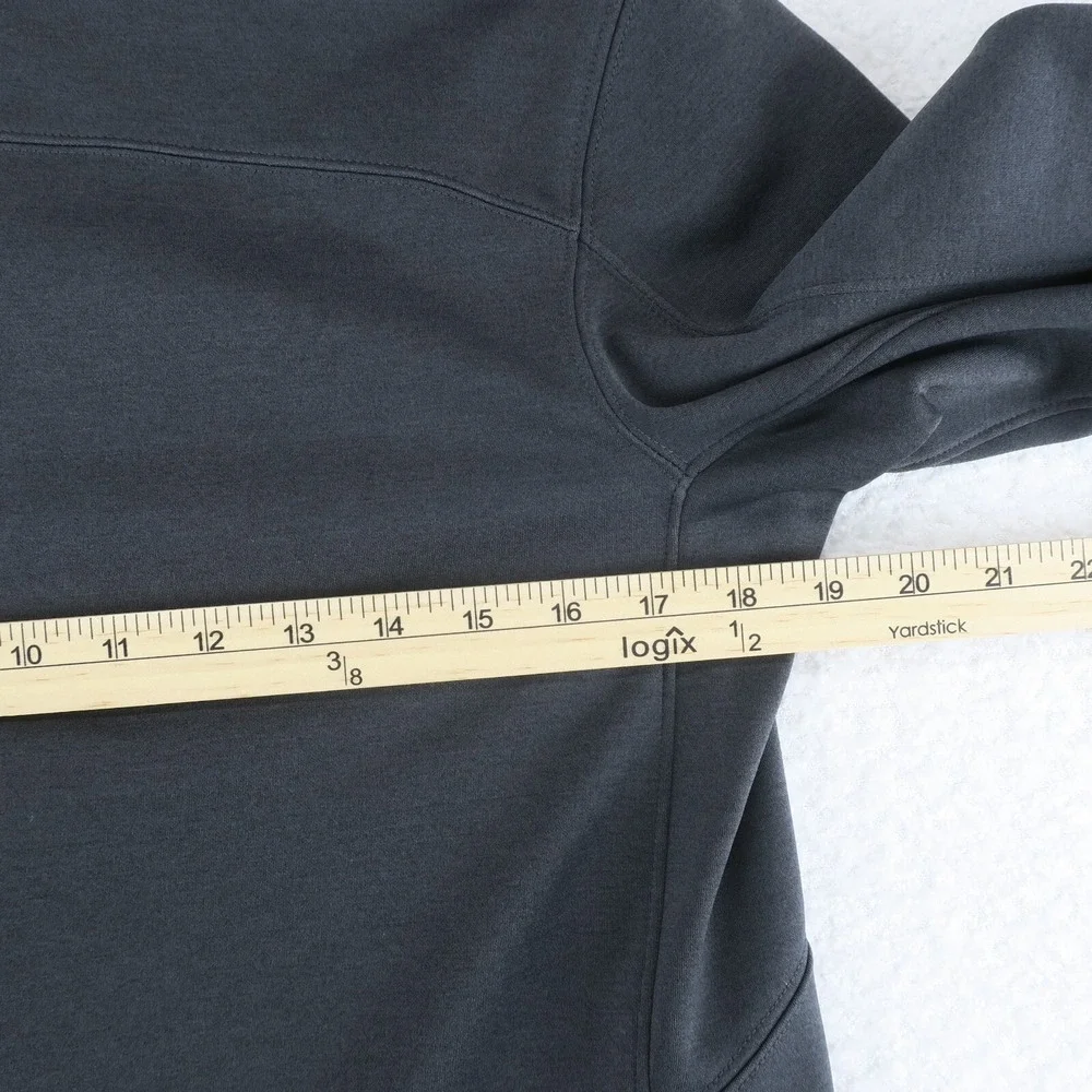 The North Face Long Sleeve Full Zip‎ Jacket Mens S Gray / Blue